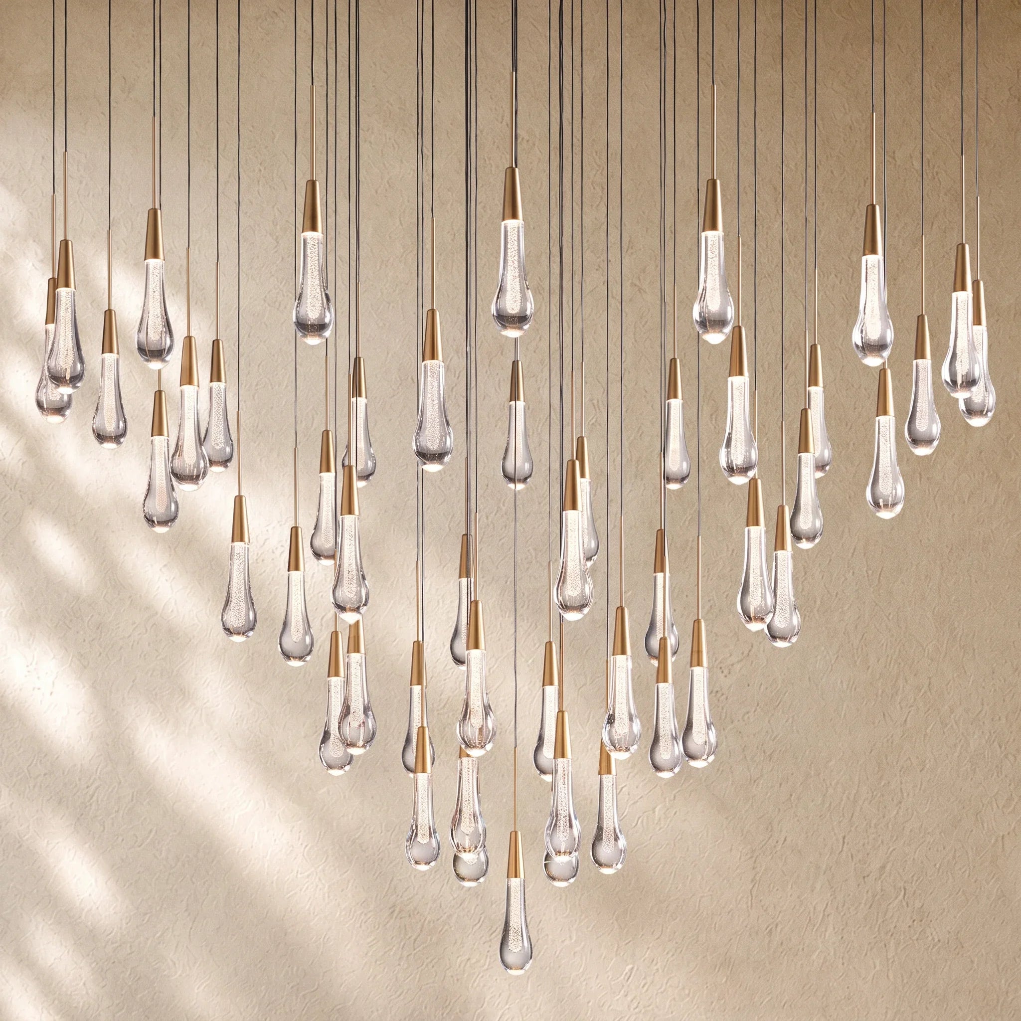 Soltairan Round Chandelier 17" 24" 36" 48" 58"