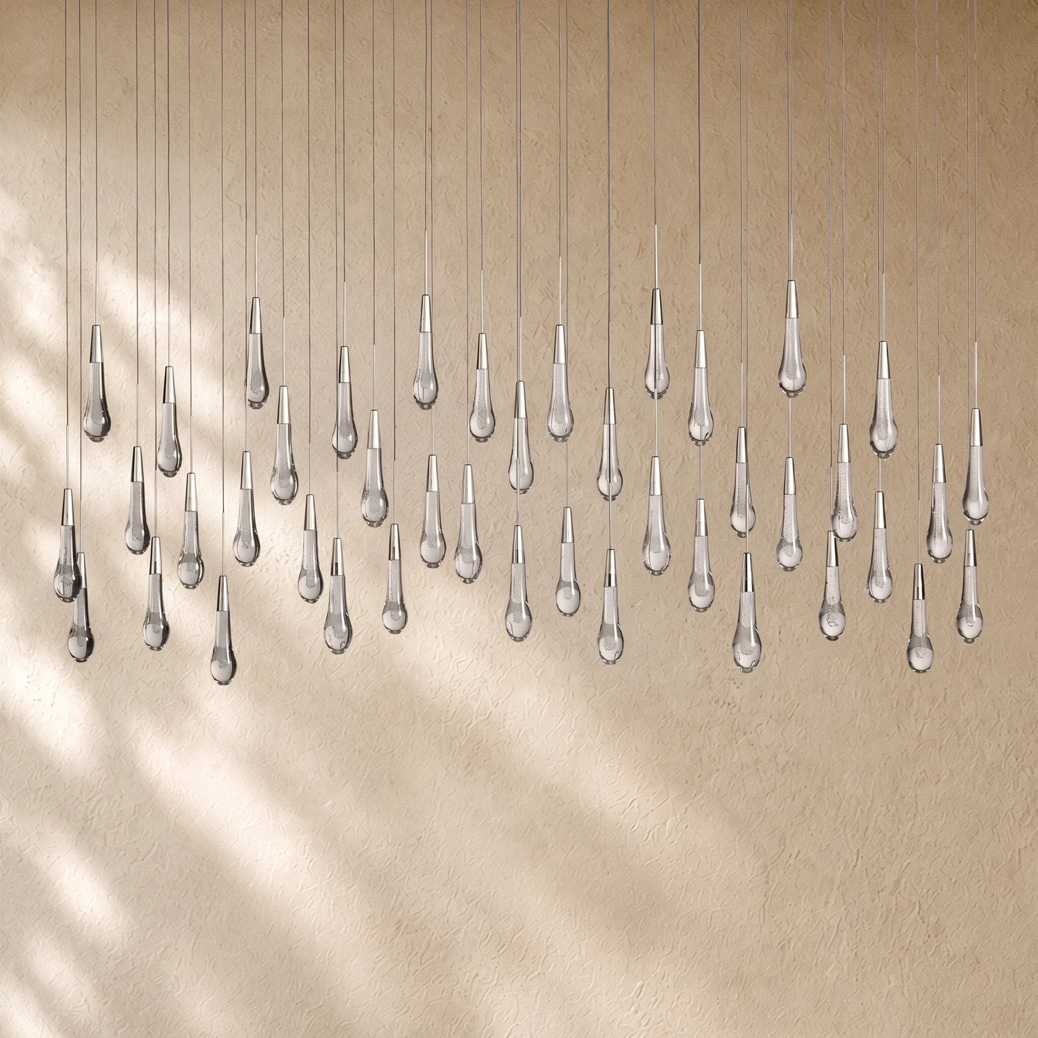 Soltairan Linear Chandelier - Raindrop Pendant Lighting