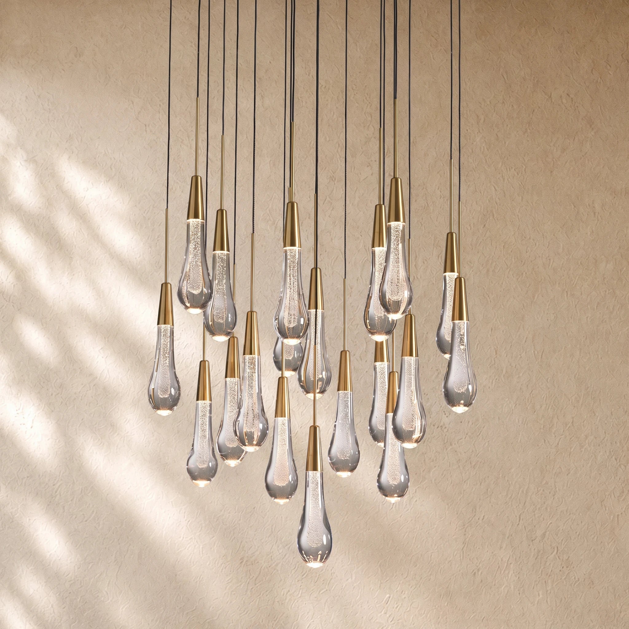 Soltairan Round Chandelier 17" 24" 36" 48" 58"