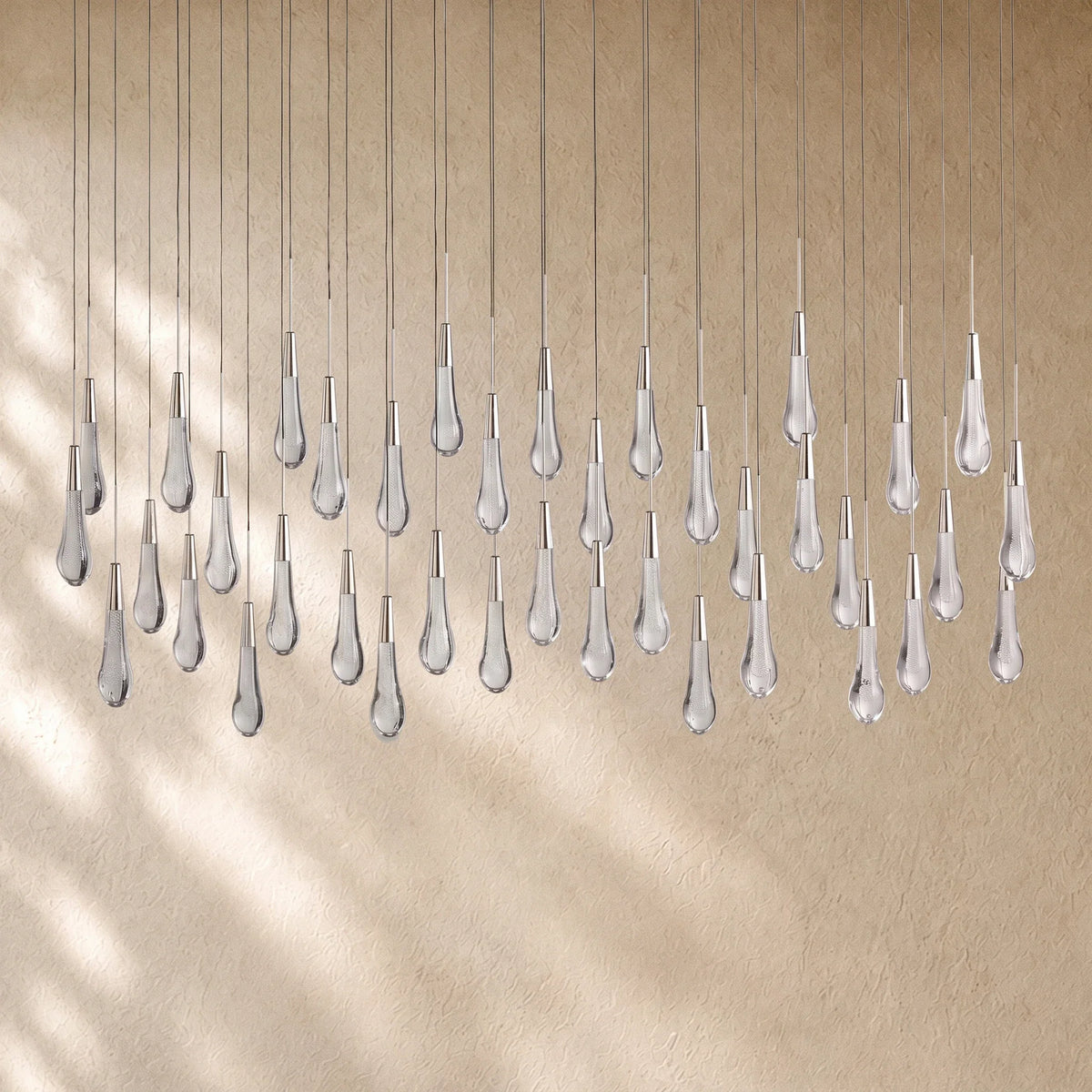 Soltairan Linear Chandelier - Raindrop Pendant Lighting
