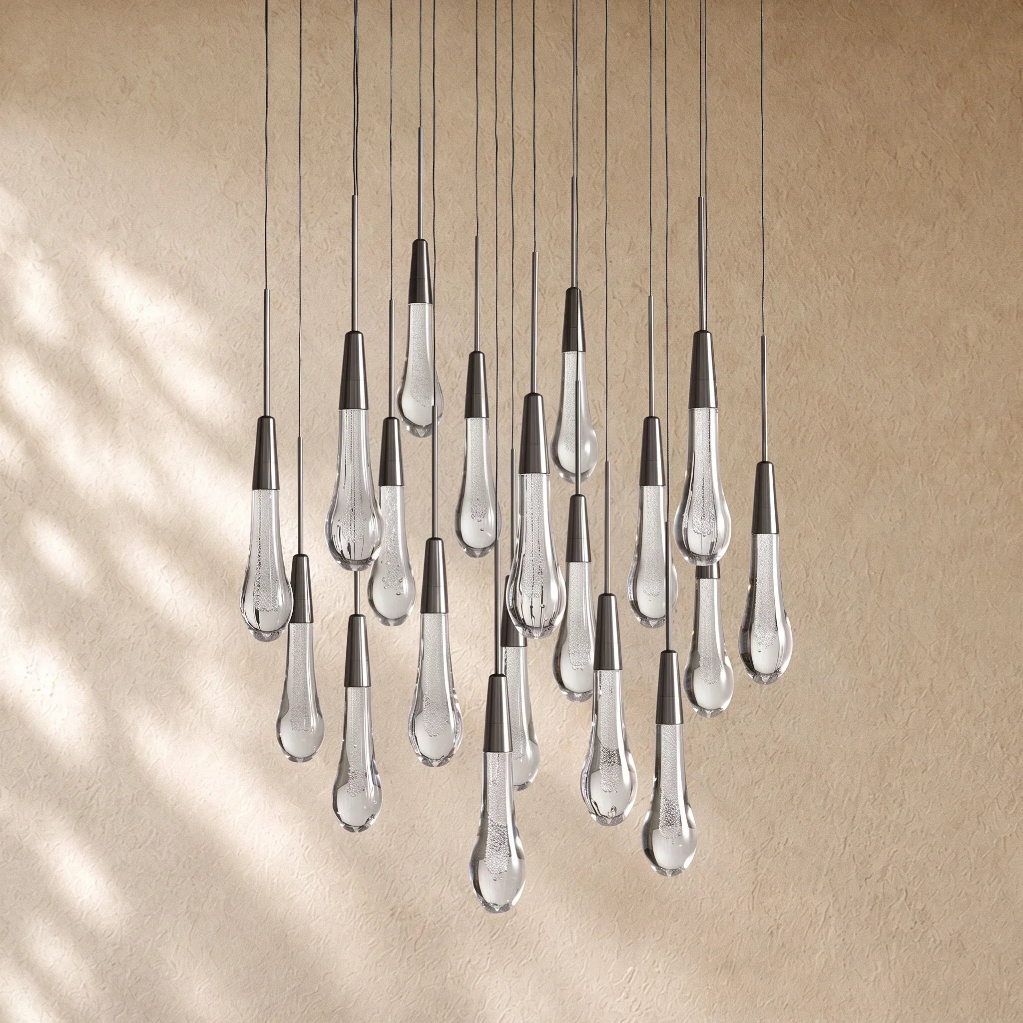 Soltairan Round Chandelier 17" 24" 36" 48" 58"