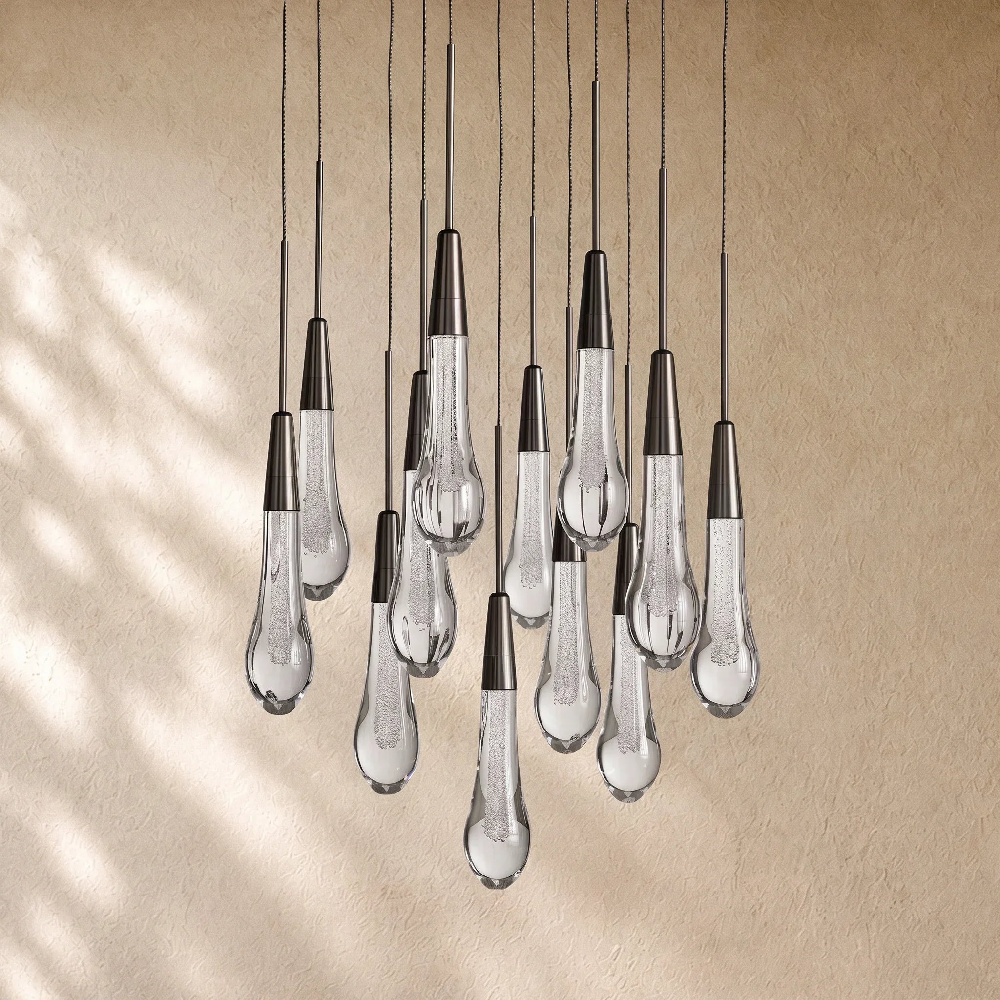 Soltairan Round Chandelier 17" 24" 36" 48" 58"