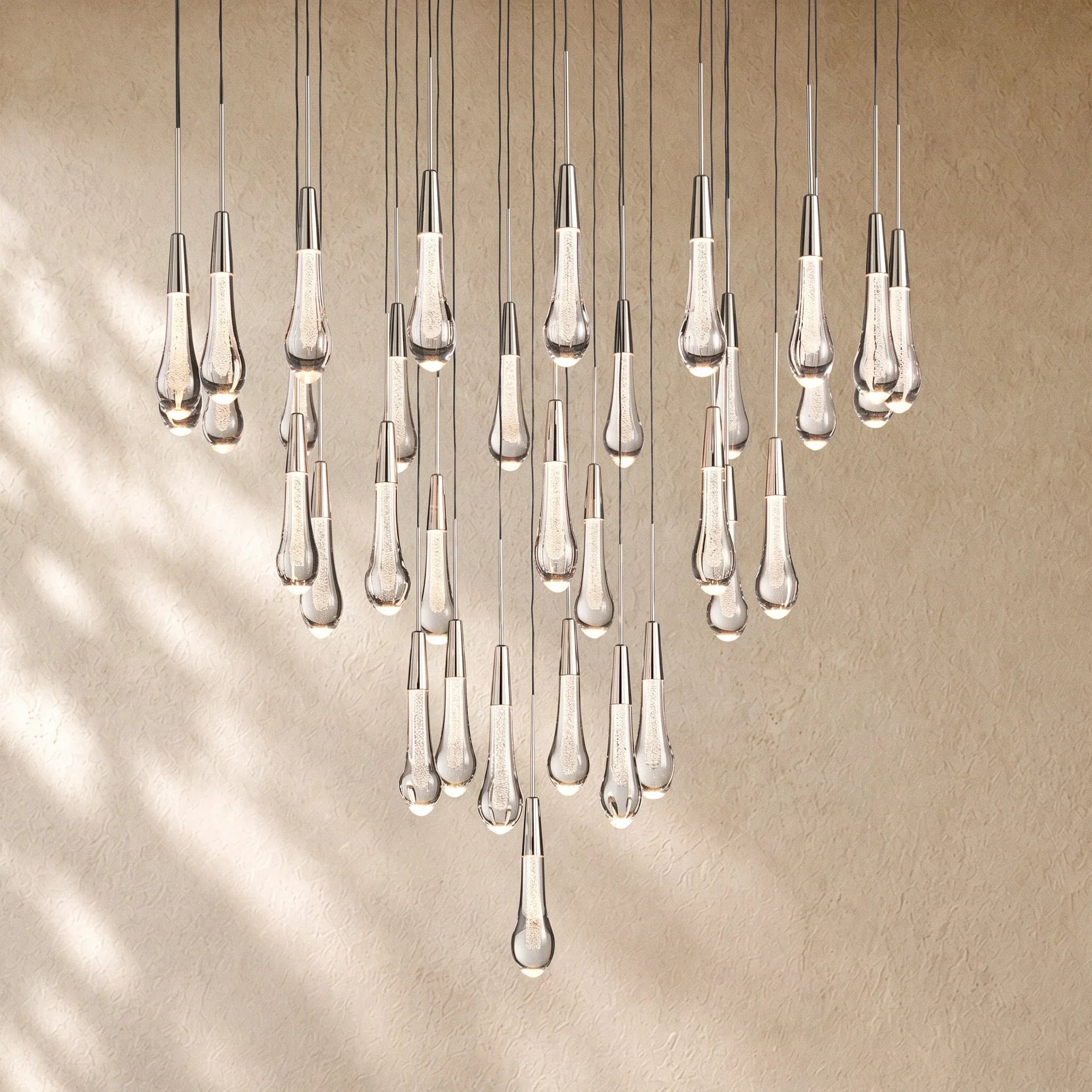 Soltairan Round Chandelier 17" 24" 36" 48" 58"