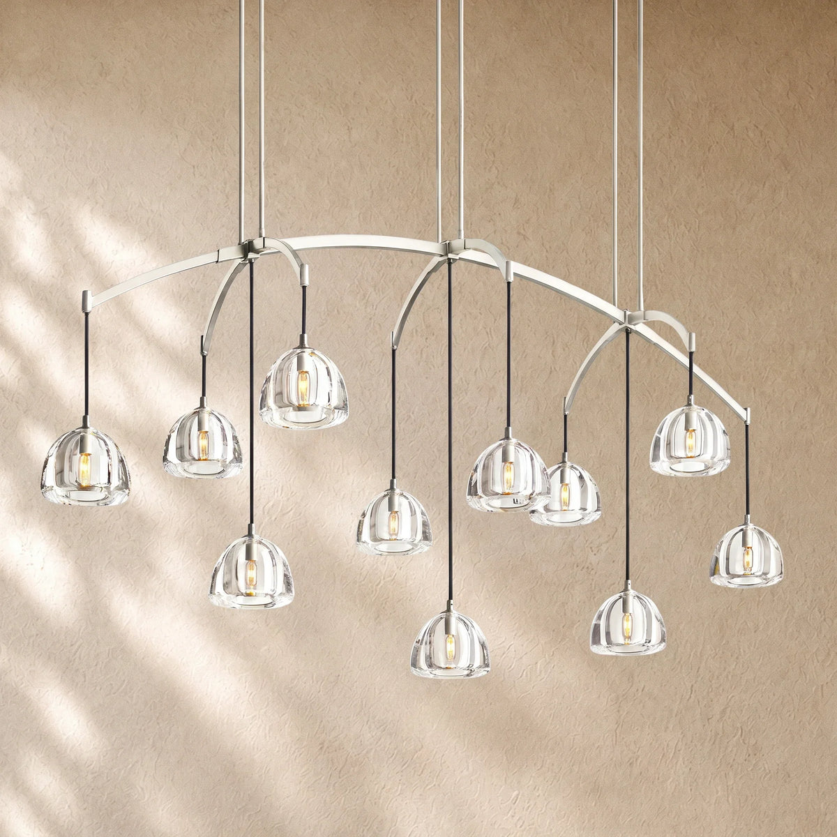 Hemi Linear Chandelier