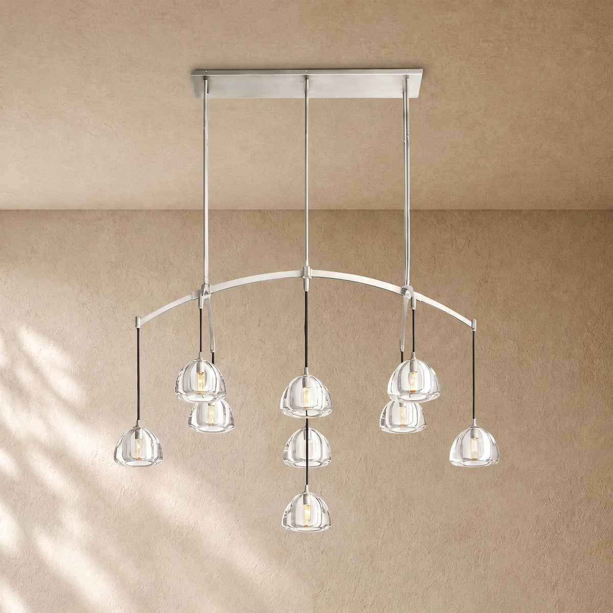 Hemi Linear Chandelier