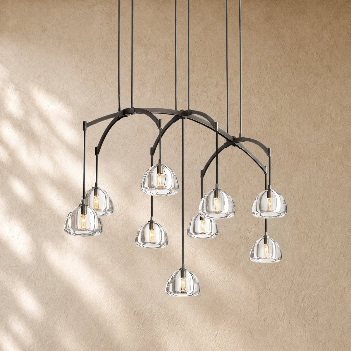Hemi Linear Chandelier
