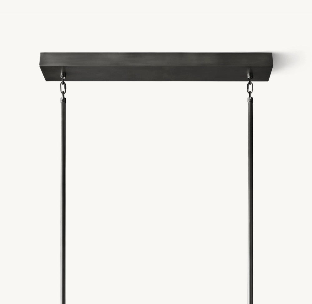 Akachon Rectangular Chandelier 54" - Cyran Lamps