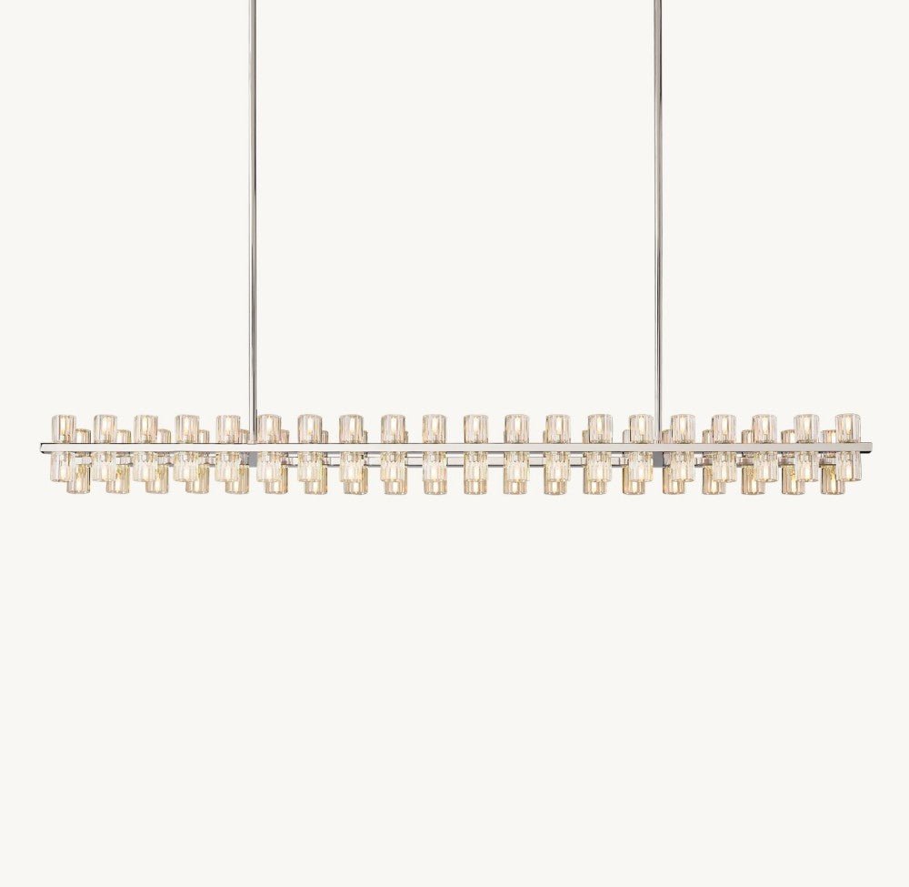 Akachon Rectangular Chandelier 72" - Cyran Lamps