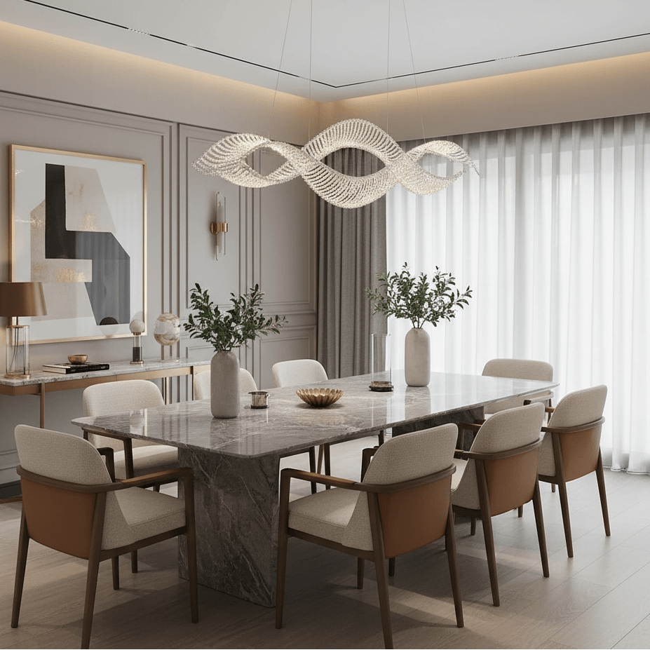 Alleri Crystal Chandelier - cyranlamps