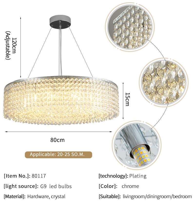 Alleri Modern Chandelier - cyranlamps