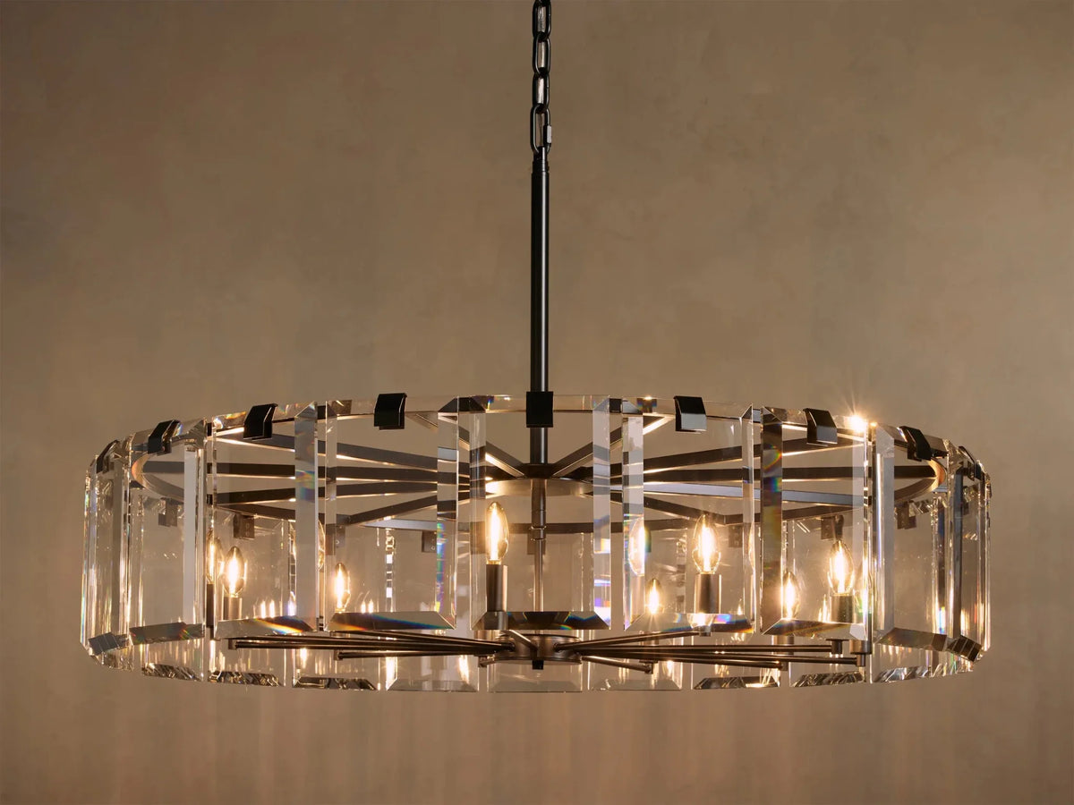 Amaya Round Chandelier - cyranlighting