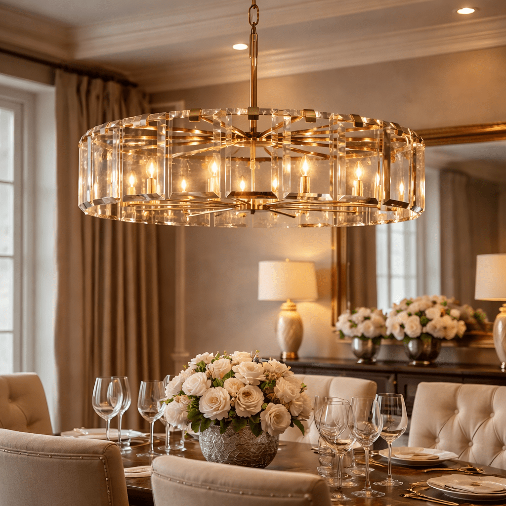 Amaya Round Chandelier - cyranlighting