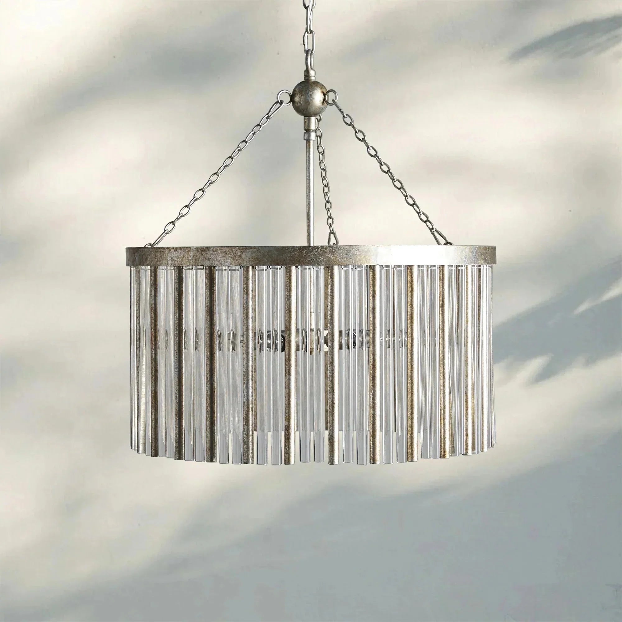 Andalucian Round Chandelier 24"35" - cyranlamps