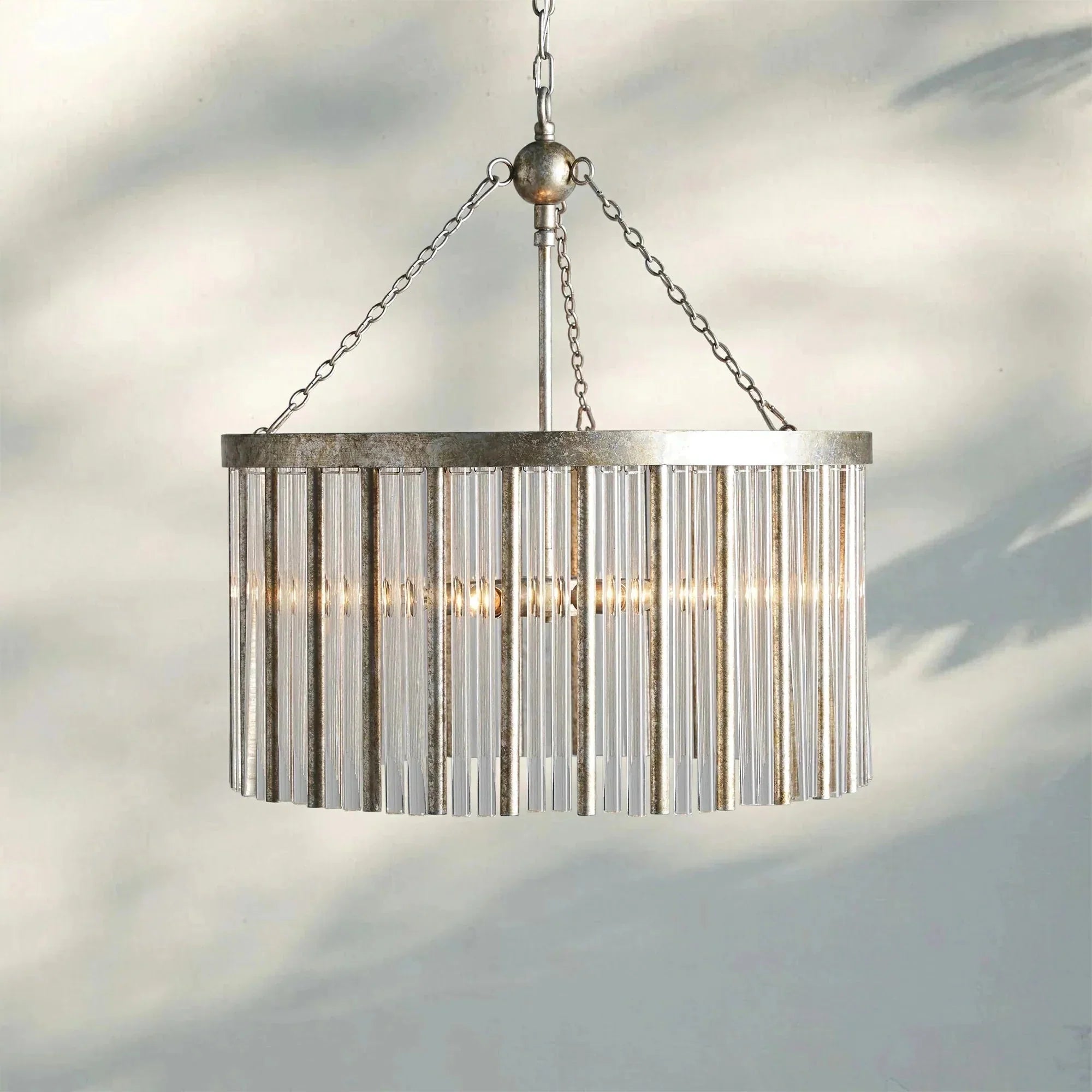 Andalucian Round Chandelier 24"35" - cyranlamps