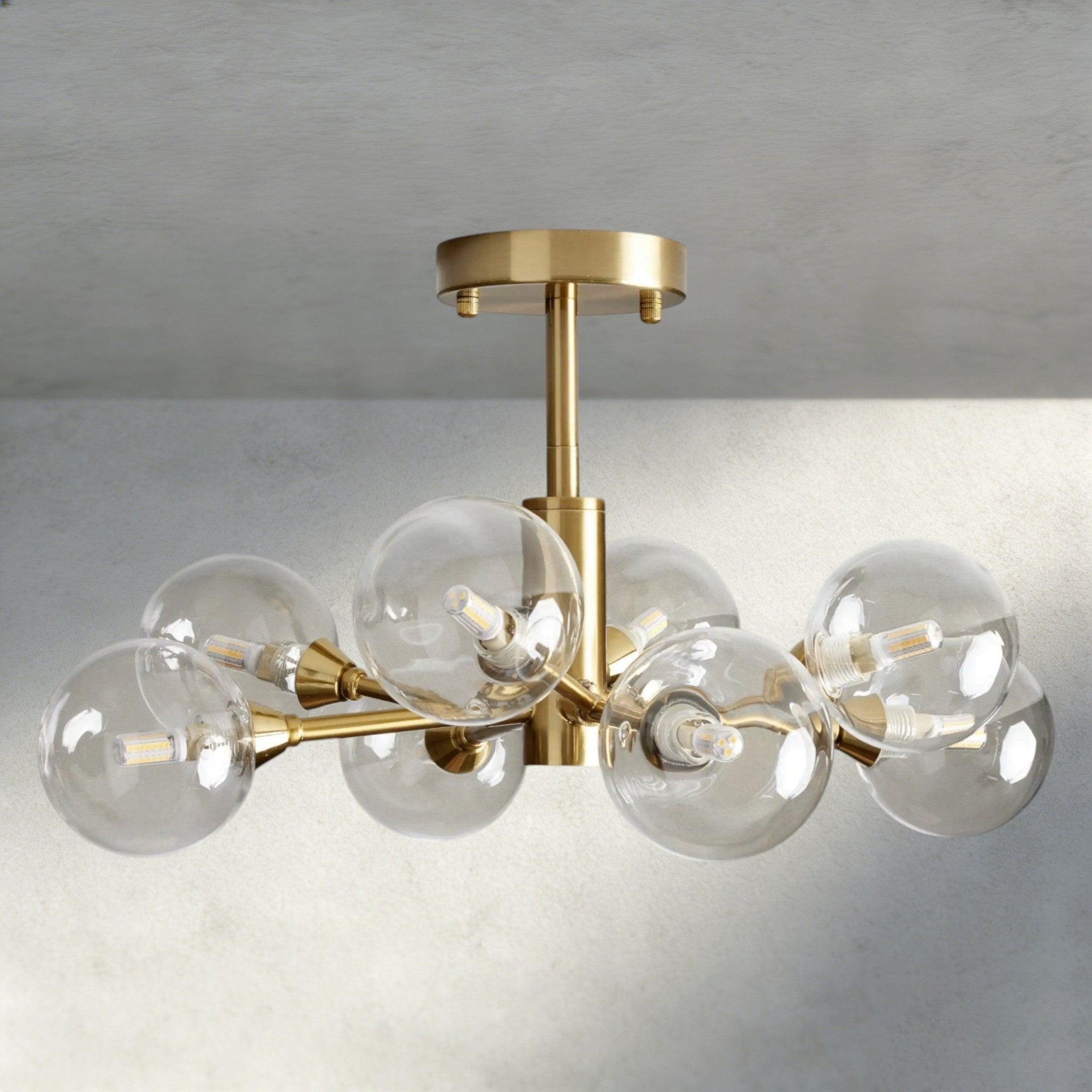 Apollo Flush Mount 20", 36", 47" - Cyran Lamps
