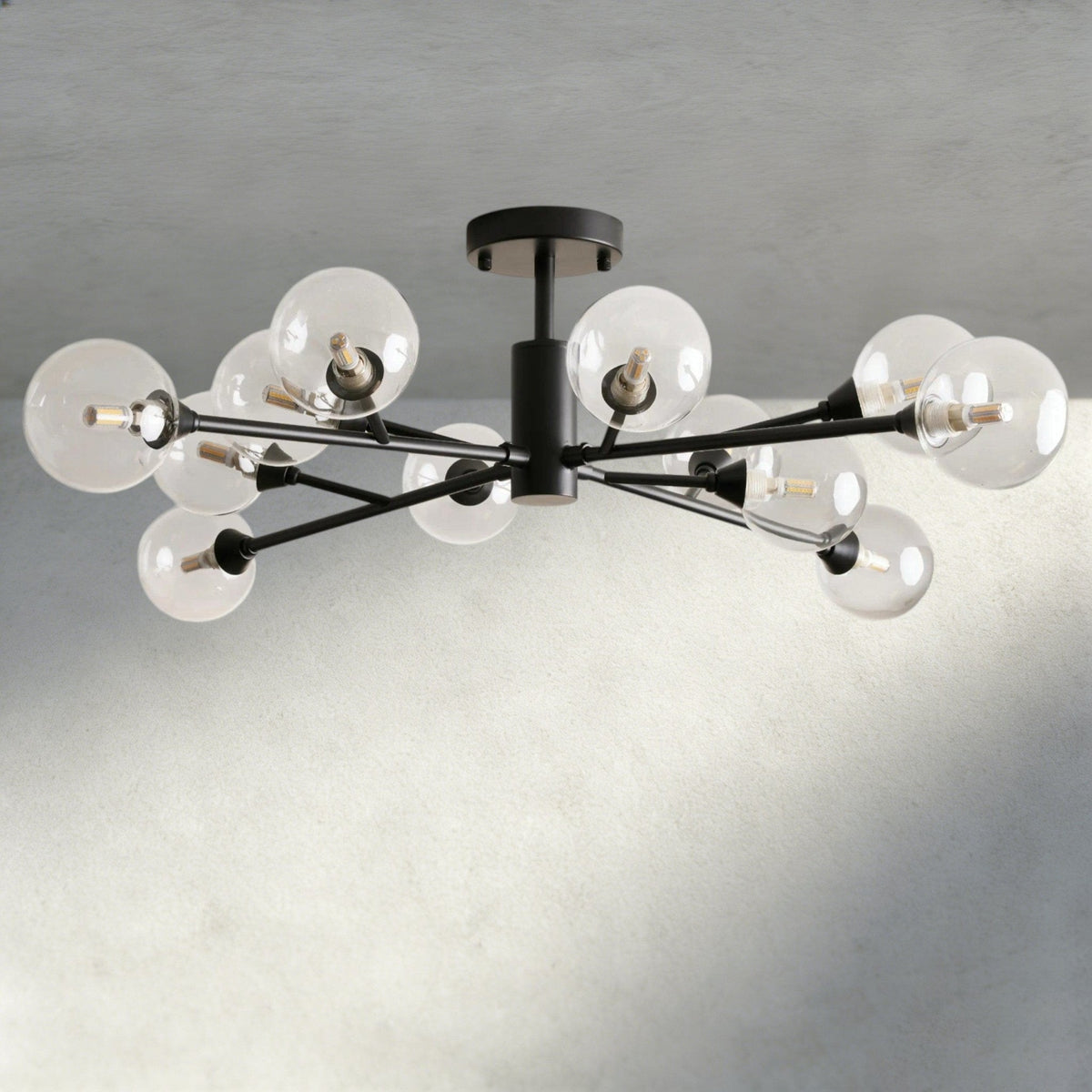Apollo Flush Mount 20", 36", 47" - Cyran Lamps