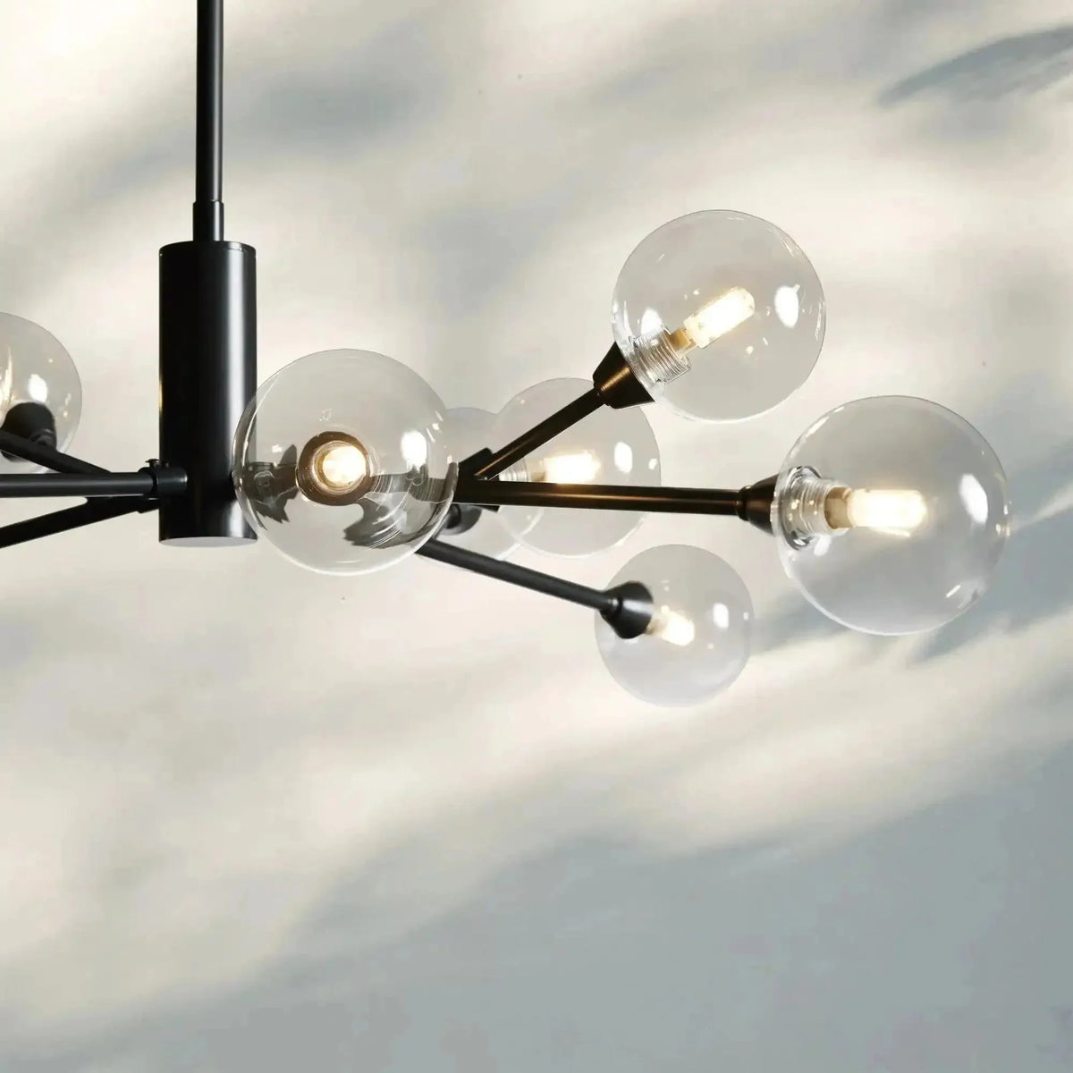 Apollo Round Chandelier 36" 47" 59" - cyranlamps
