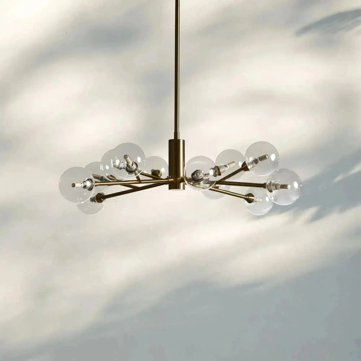 Apollo Round Chandelier 36" 47" 59" - cyranlamps