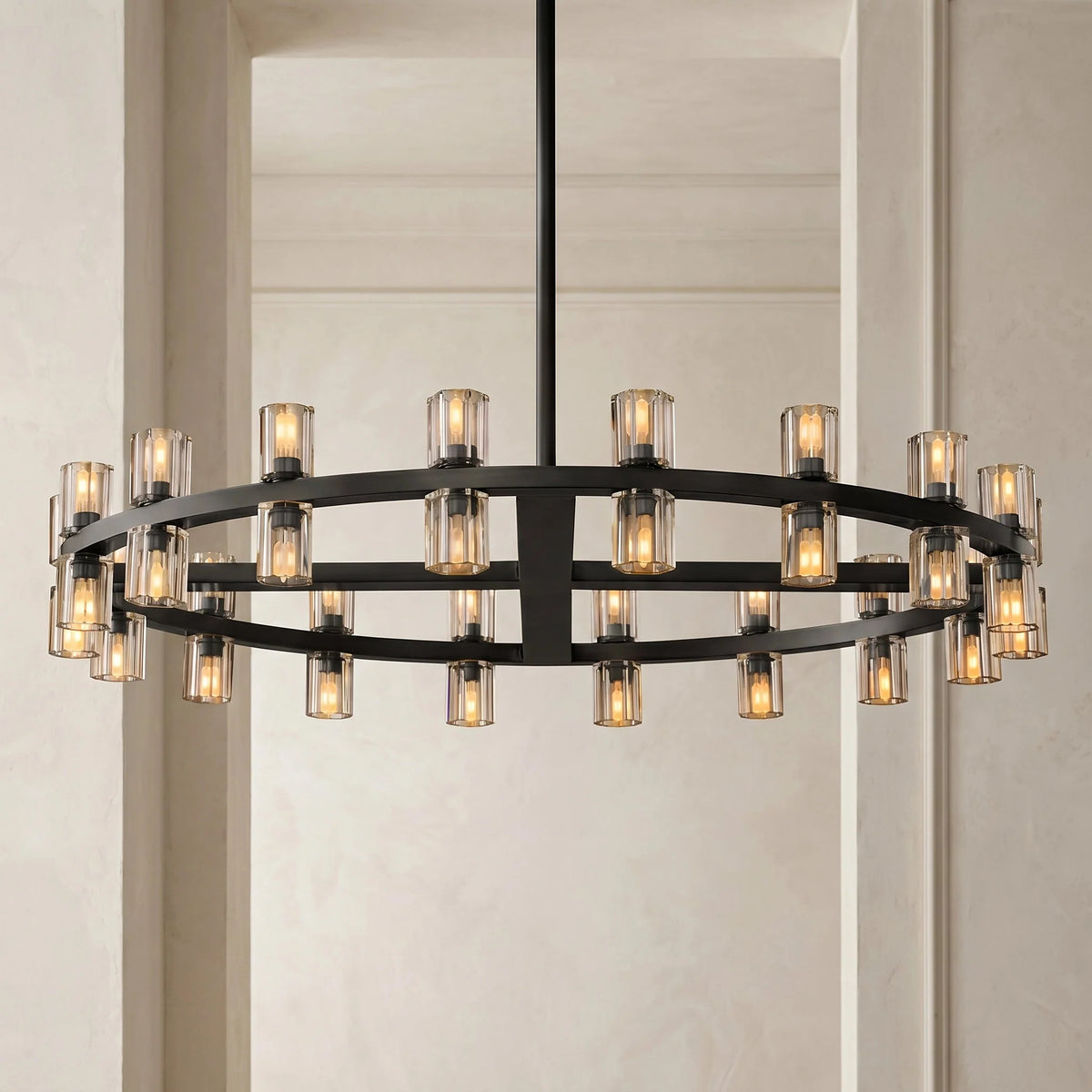 Arcachoe Led Round Chandelier - cyranlighting