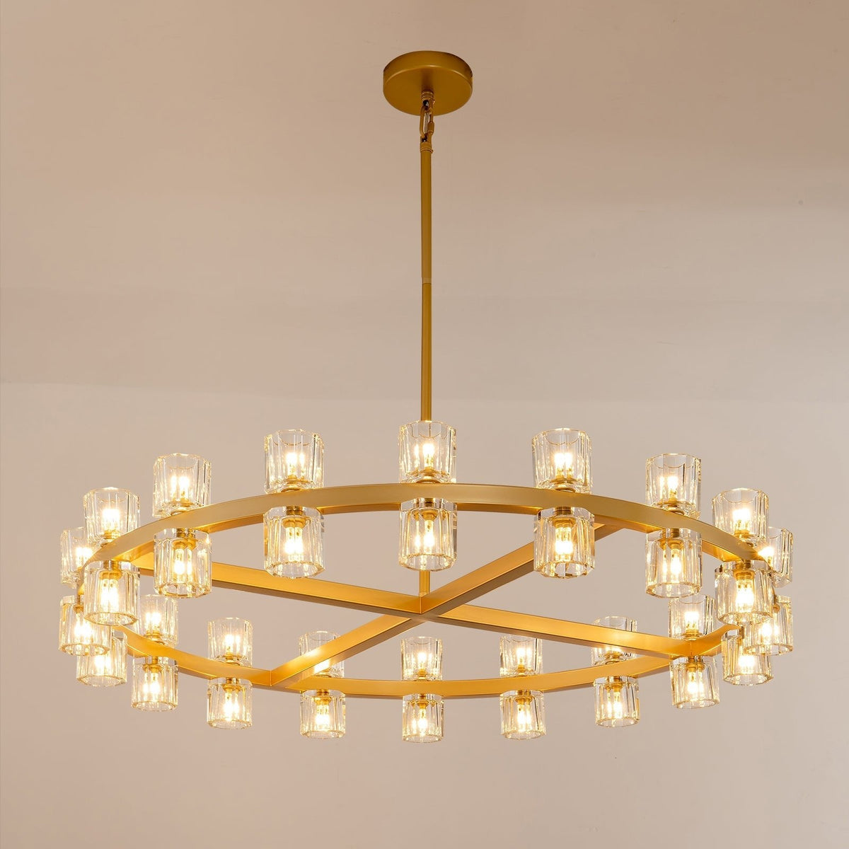 Arcachoe Led Round Chandelier - cyranlighting