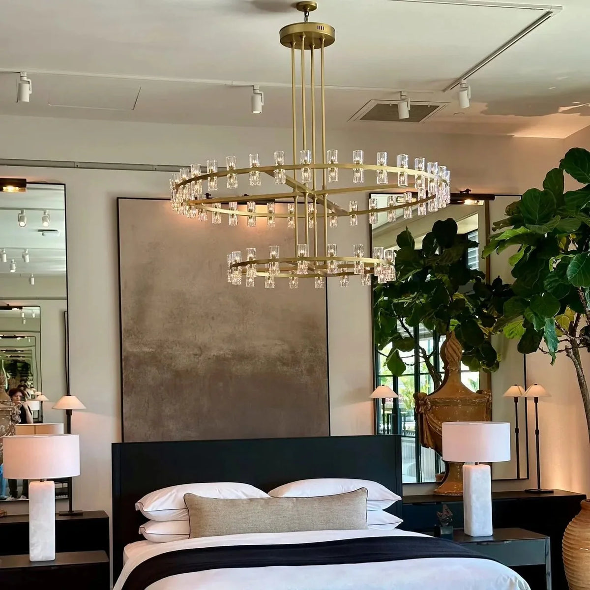 Arcachoe Round Two-tierd Wagon Wheel Chandelier - cyranlighting