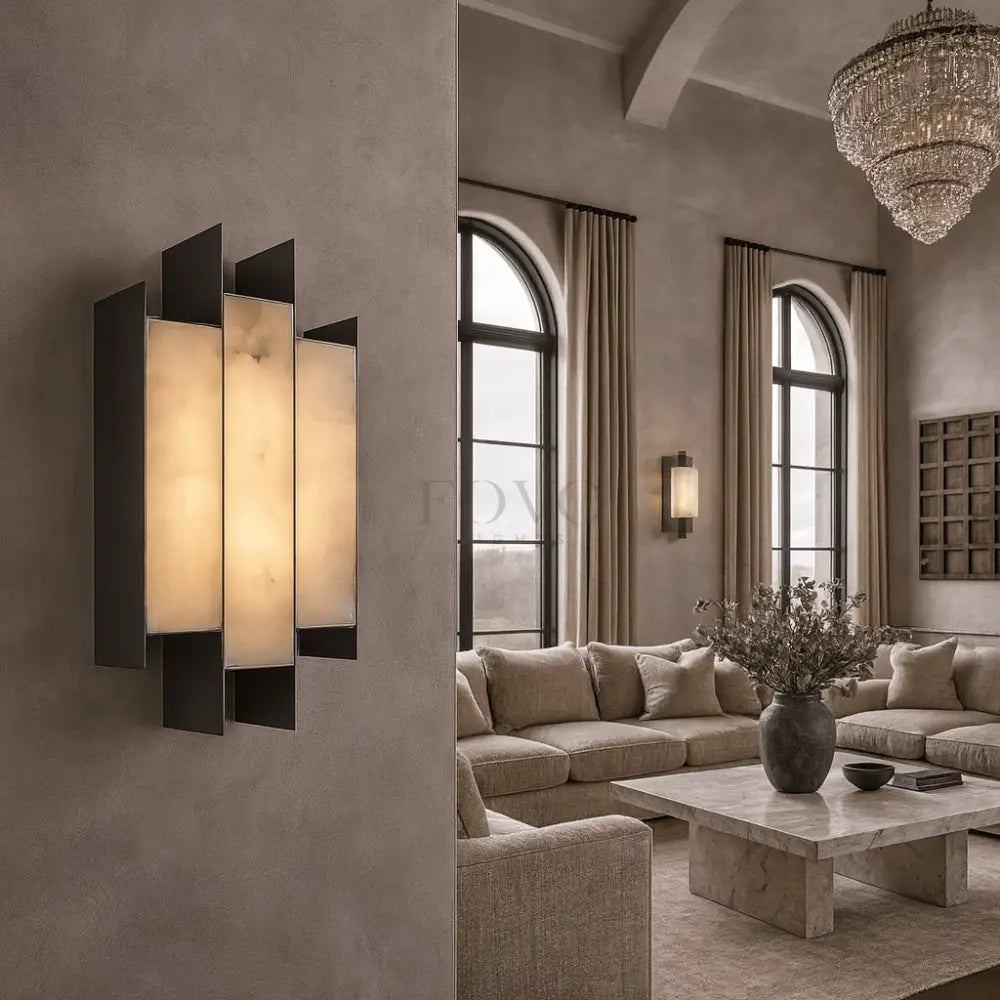 Arden Marble Sconce - cyranlighting