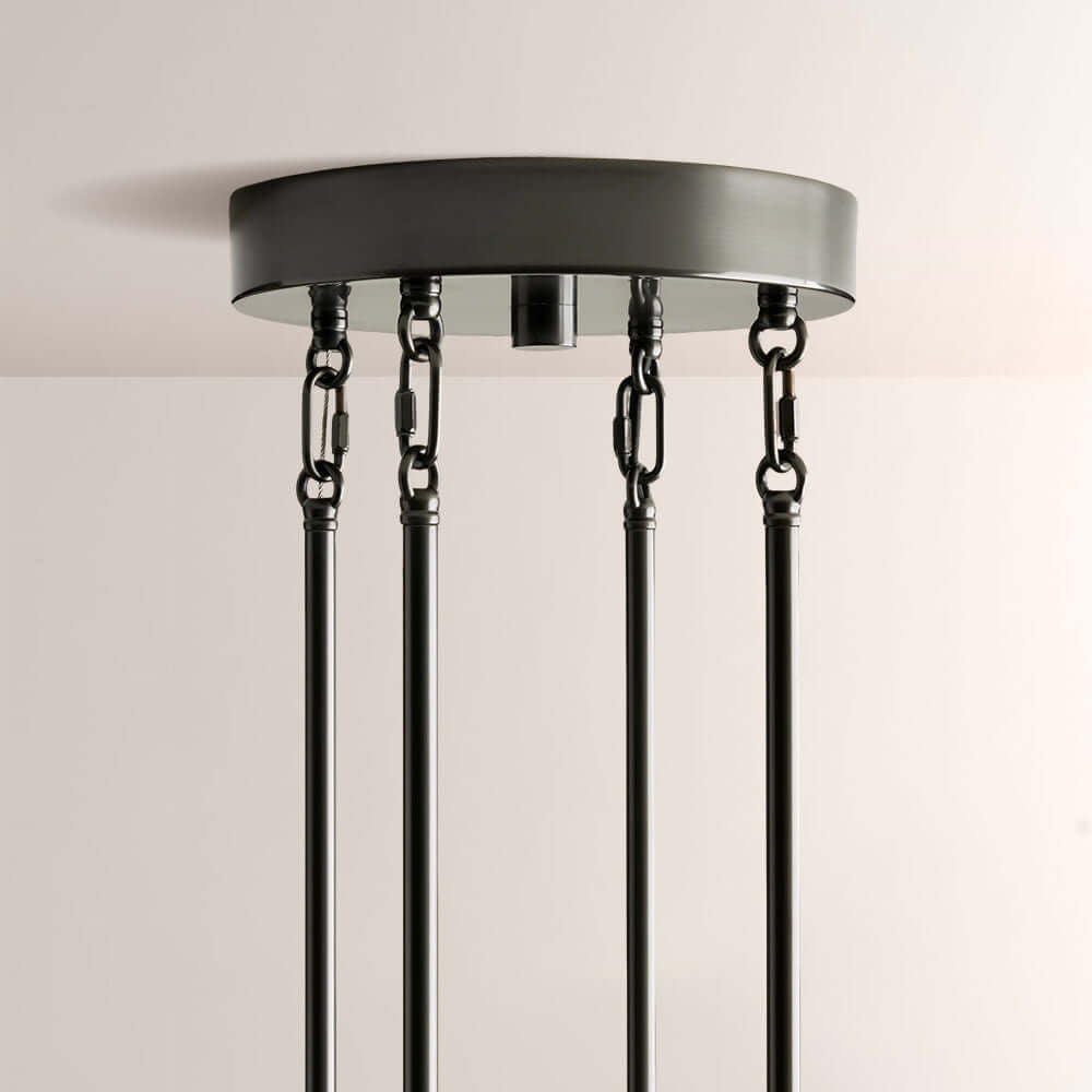 Art Glass Delsia Round Chandelier 60" - Cyran Lamps