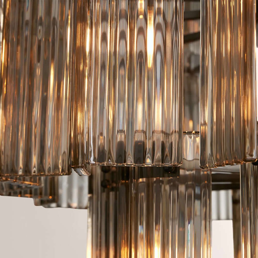 Art Glass Delsia Round Chandelier 60" - Cyran Lamps