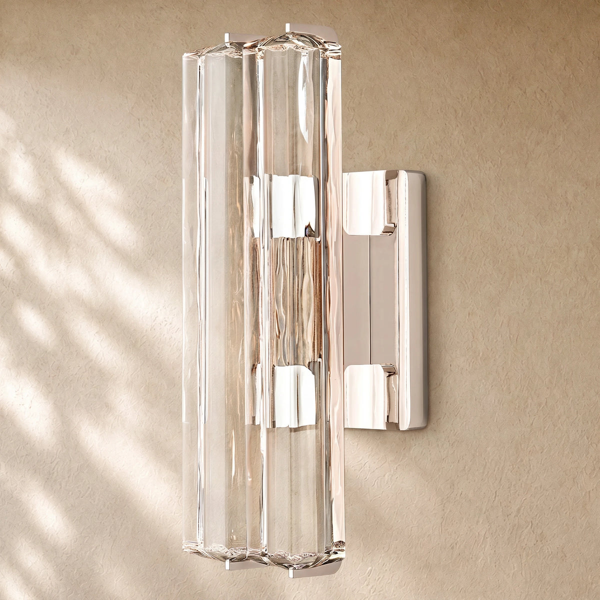 Audubom Crystal Double Sconce