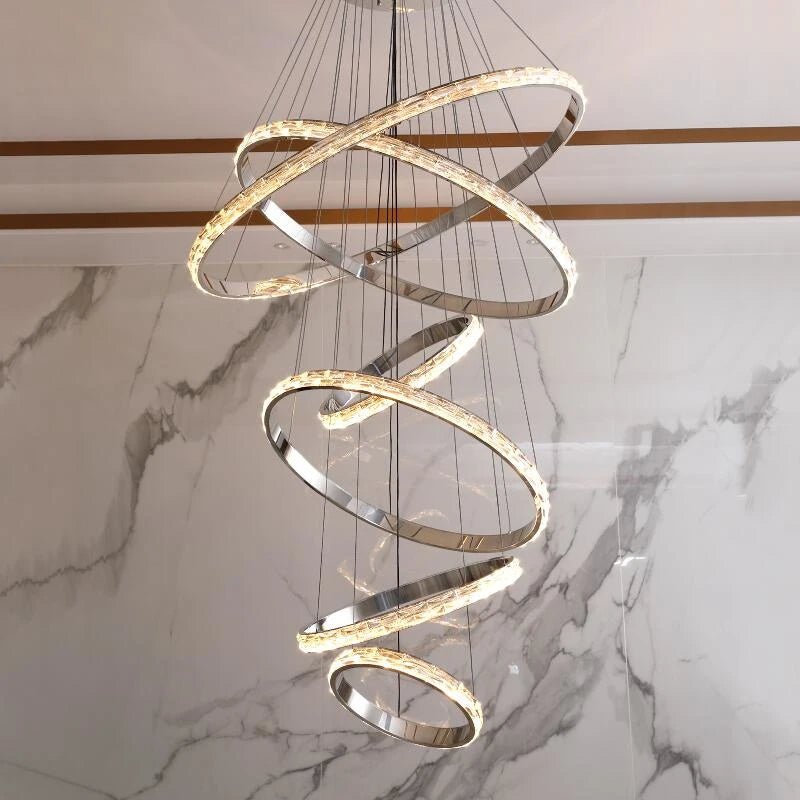 Ashton Staircase Chandelier - cyranlamps