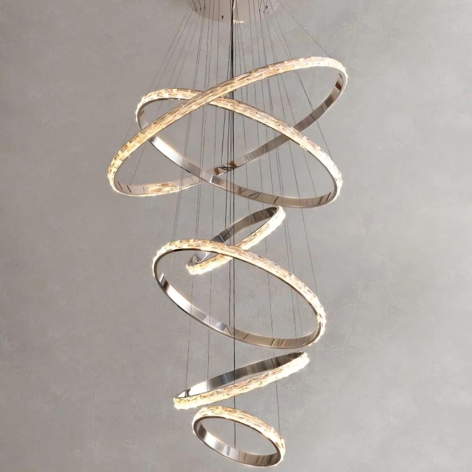 Ashton Staircase Chandelier - cyranlamps