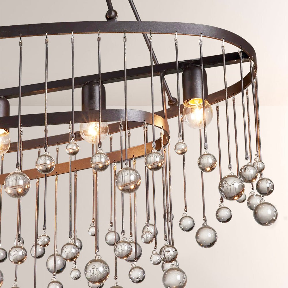 Aubluxe Oval Chandelier - Cyran Lamps
