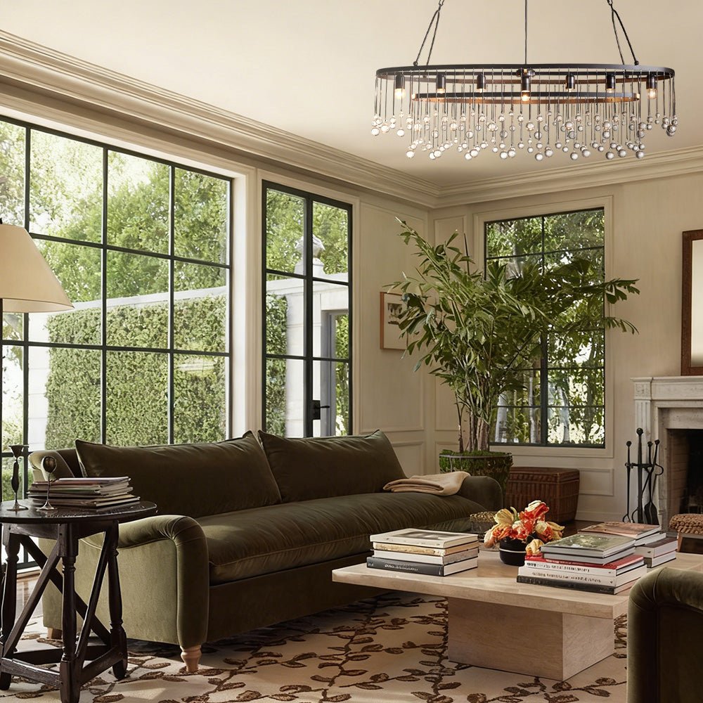 Aubluxe Oval Chandelier - Cyran Lamps