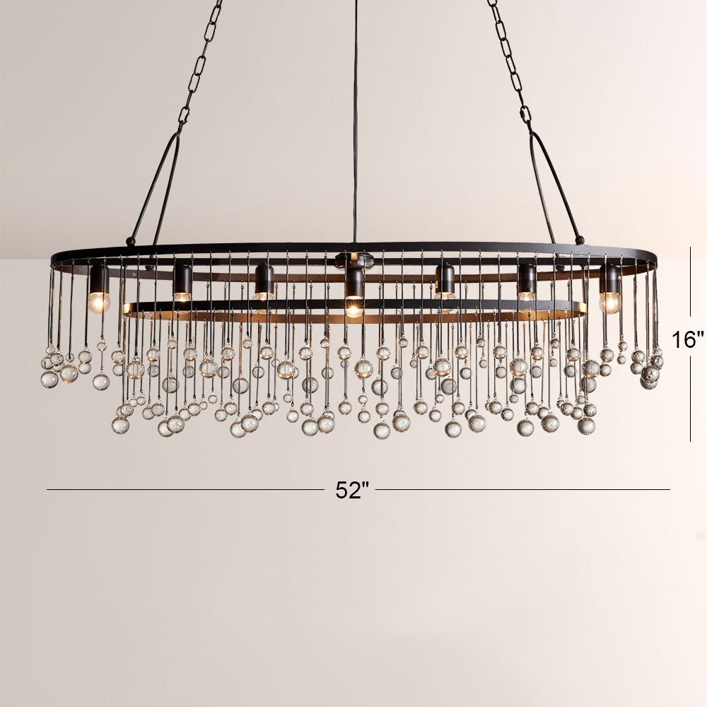 Aubluxe Oval Chandelier - Cyran Lamps
