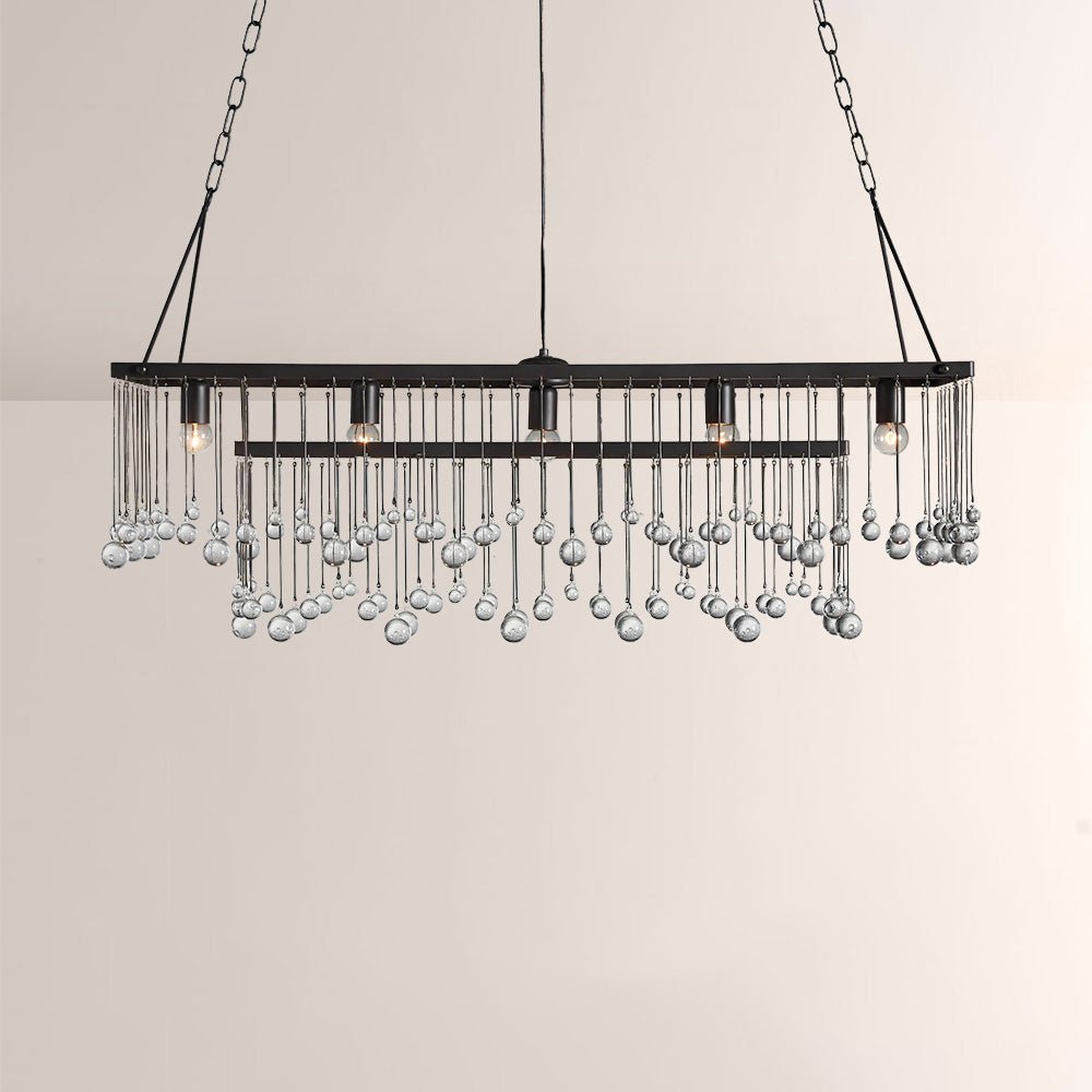 Aubluxe Rectangular Chandelier - Cyran Lamps