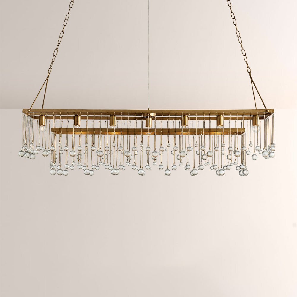 Aubluxe Rectangular Chandelier - Cyran Lamps