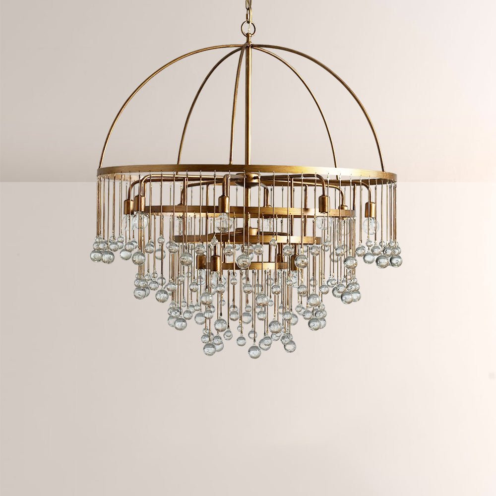 Aubluxe Round Chandelier - Cyran Lamps