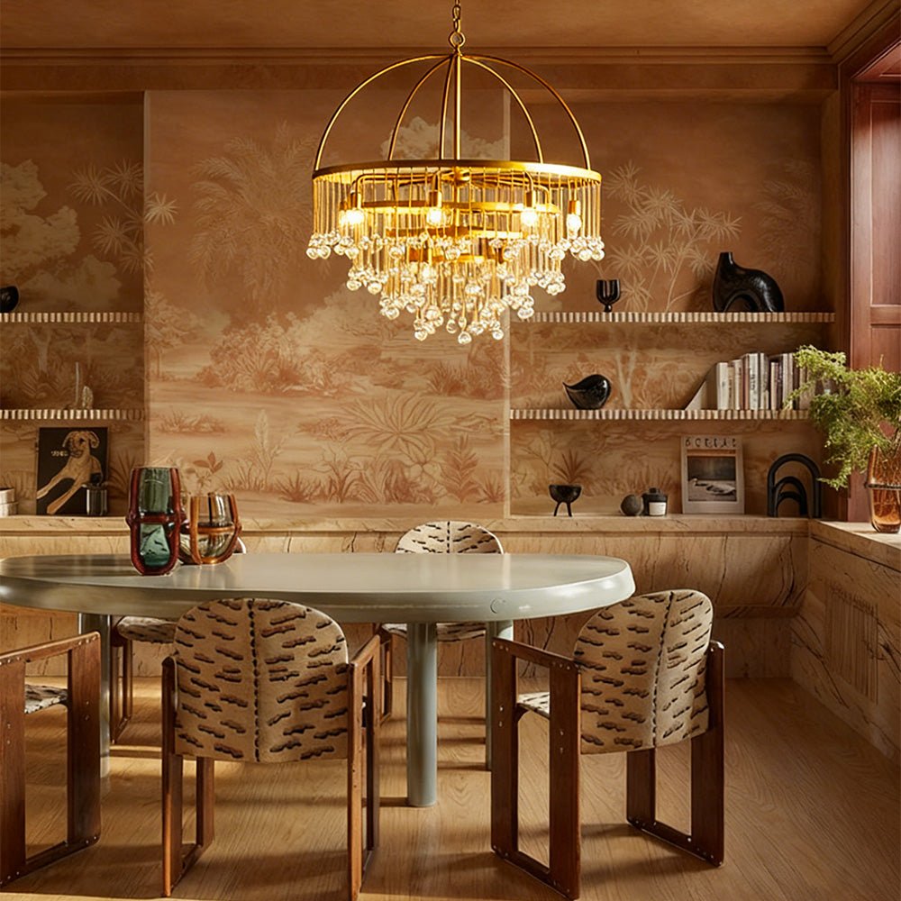 Aubluxe Round Chandelier - Cyran Lamps
