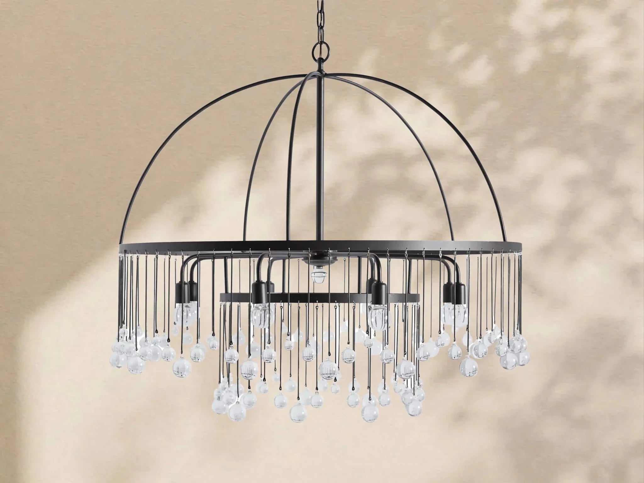 Aubrey Crystal Ball Round Chandelier 5 Light / 8 Light - Cyran Lamps