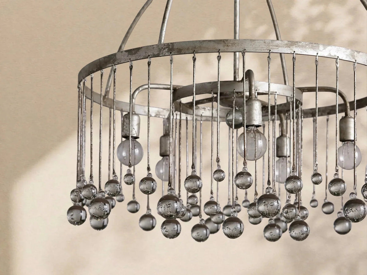 Aubrey Crystal Ball Round Chandelier 5 Light / 8 Light - Cyran Lamps