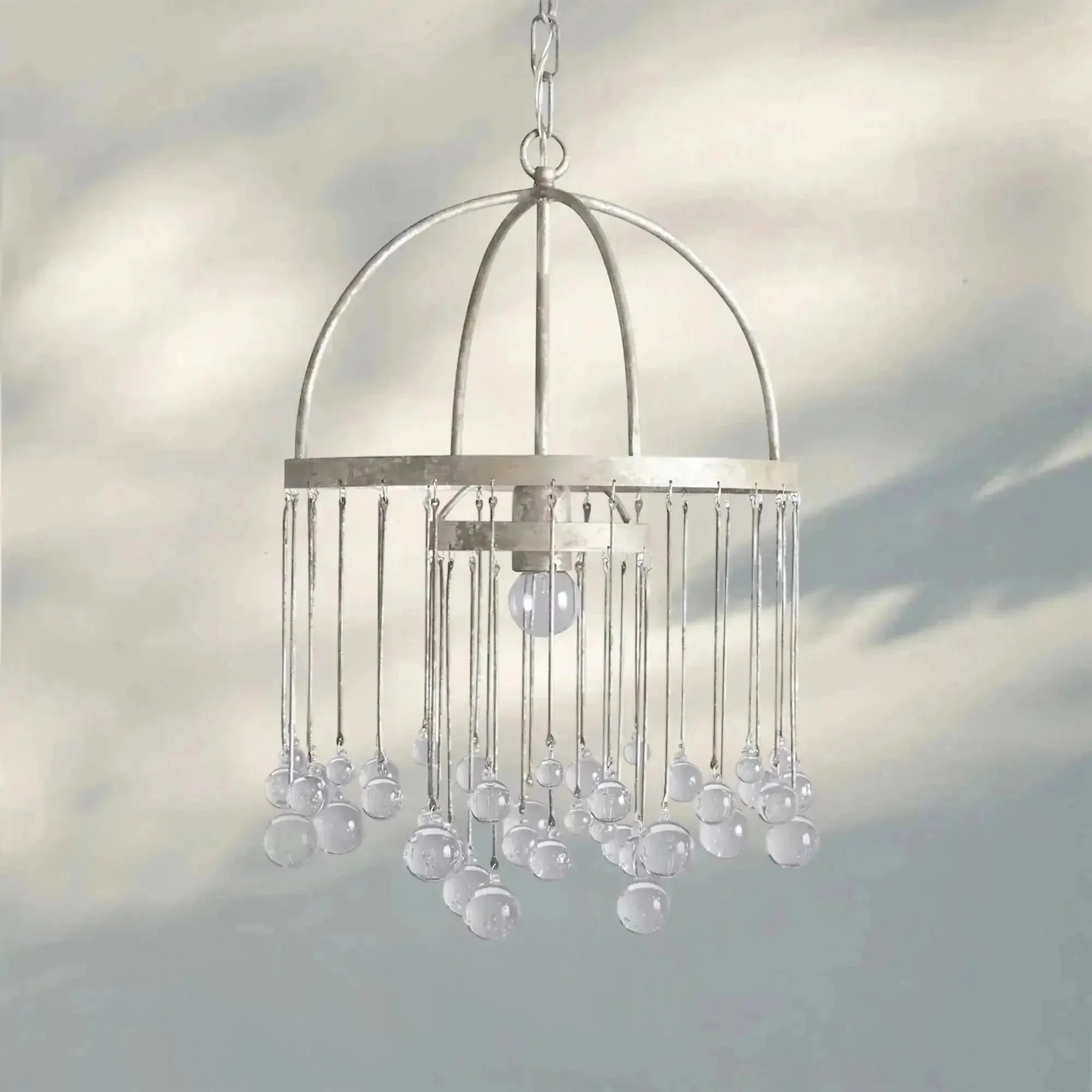 Aubrey Modern Crystal Ball Pendant Lamp - cyranlamps