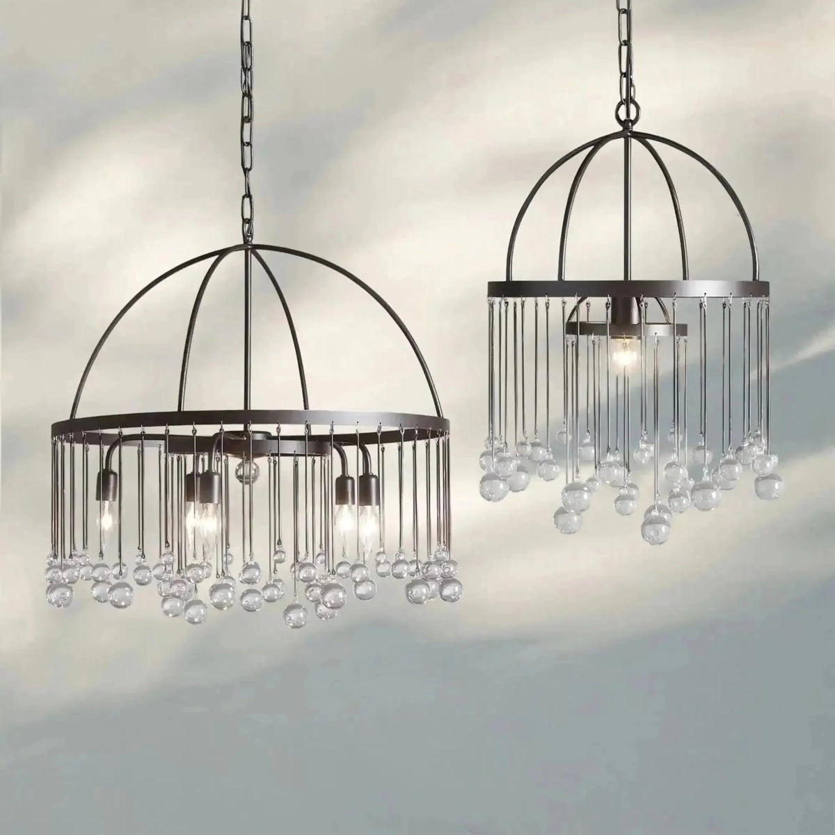 Aubrey Modern Crystal Ball Pendant Lamp - cyranlamps