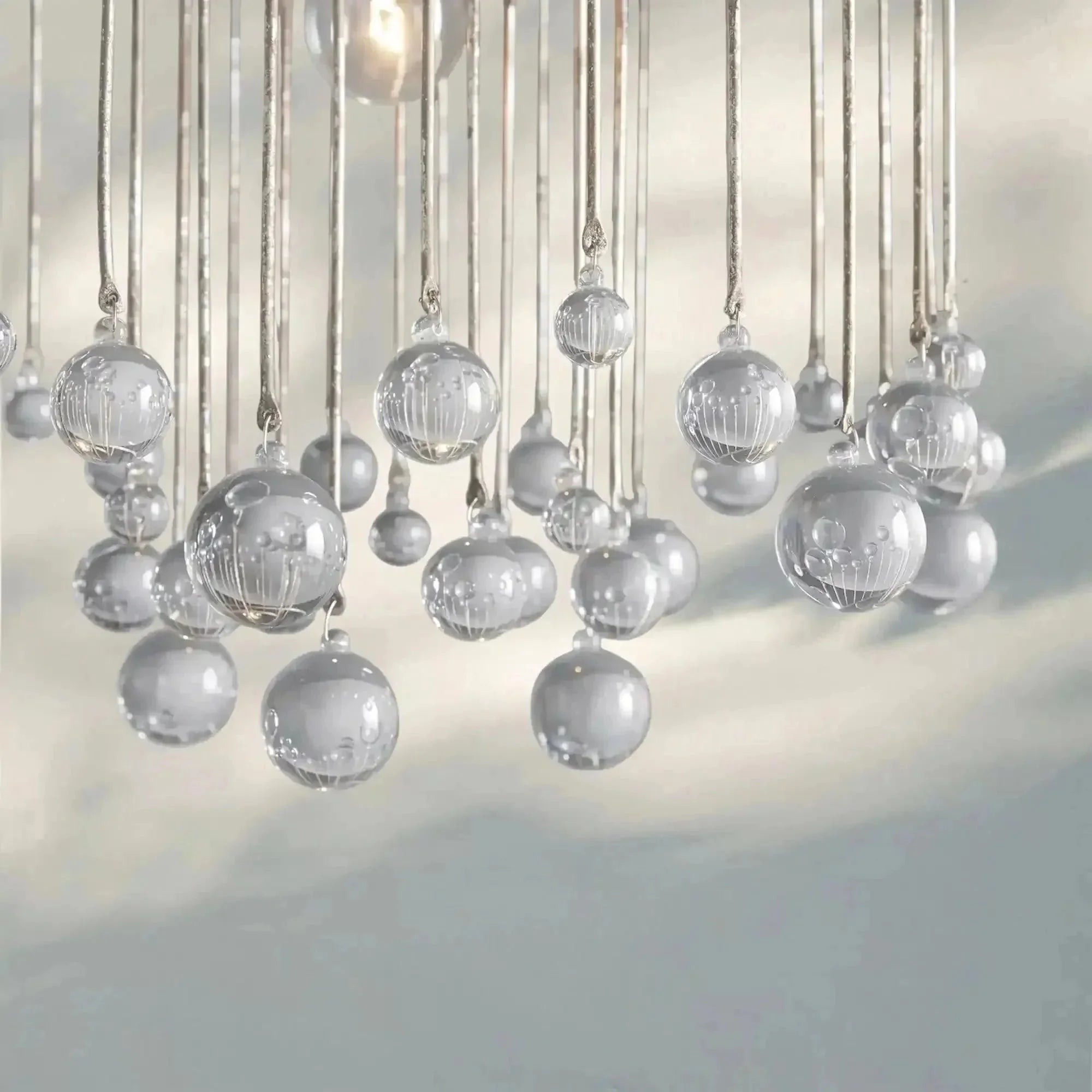 Aubrey Modern Crystal Ball Pendant Lamp - cyranlamps