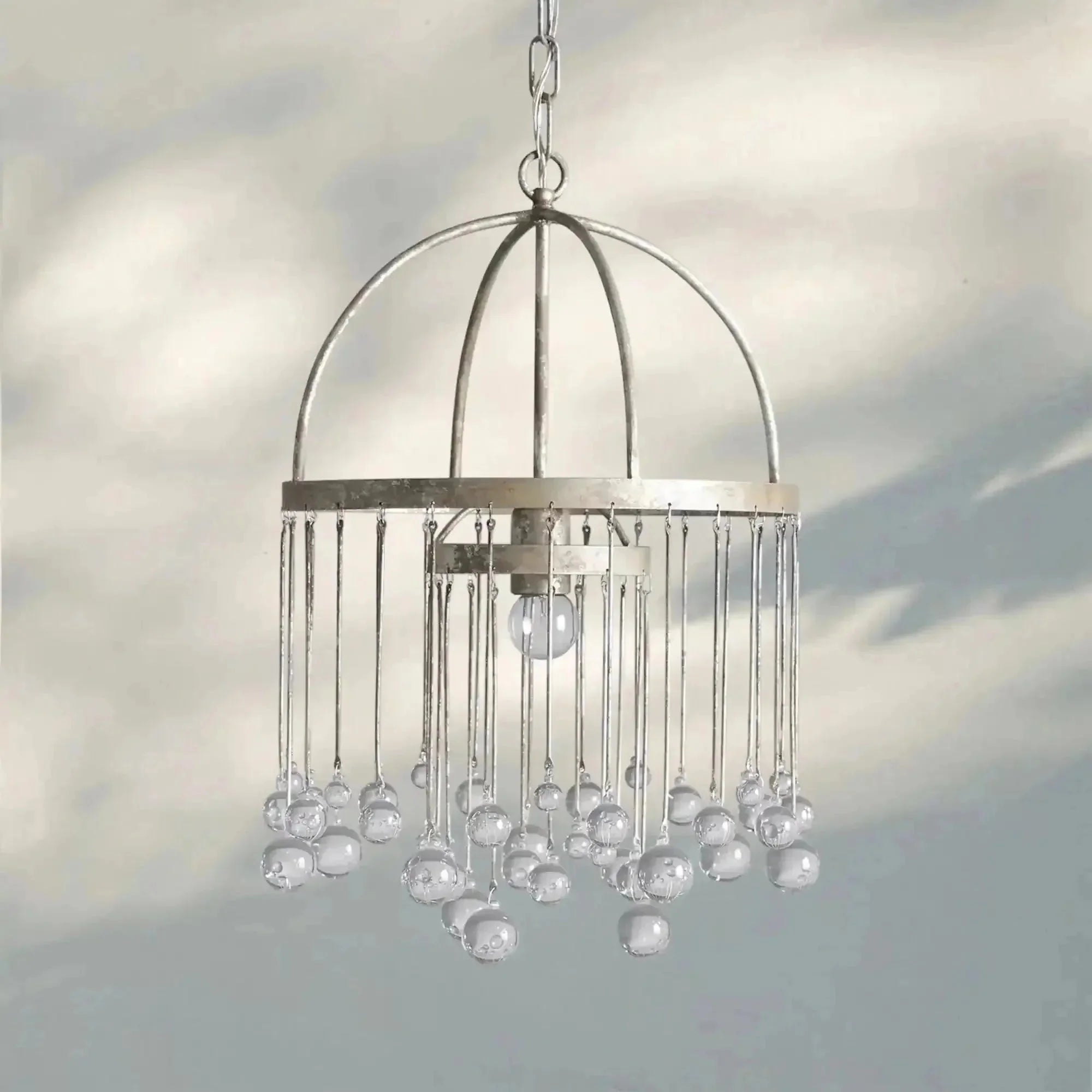 Aubrey Modern Crystal Ball Pendant Lamp - cyranlamps