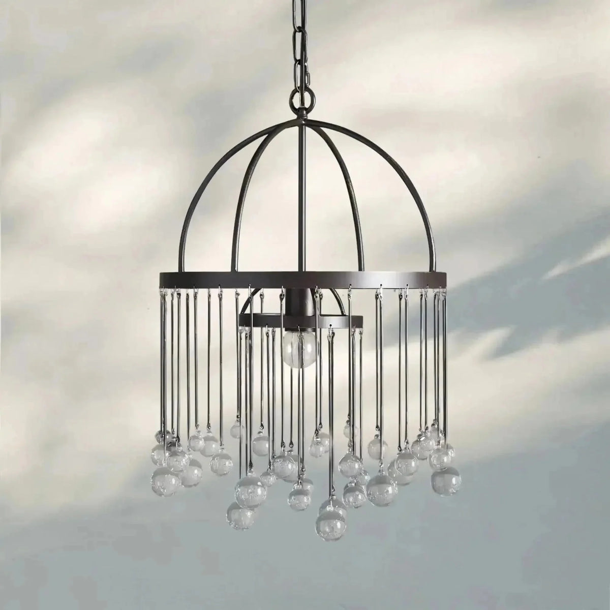 Aubrey Modern Crystal Ball Pendant Lamp - cyranlamps