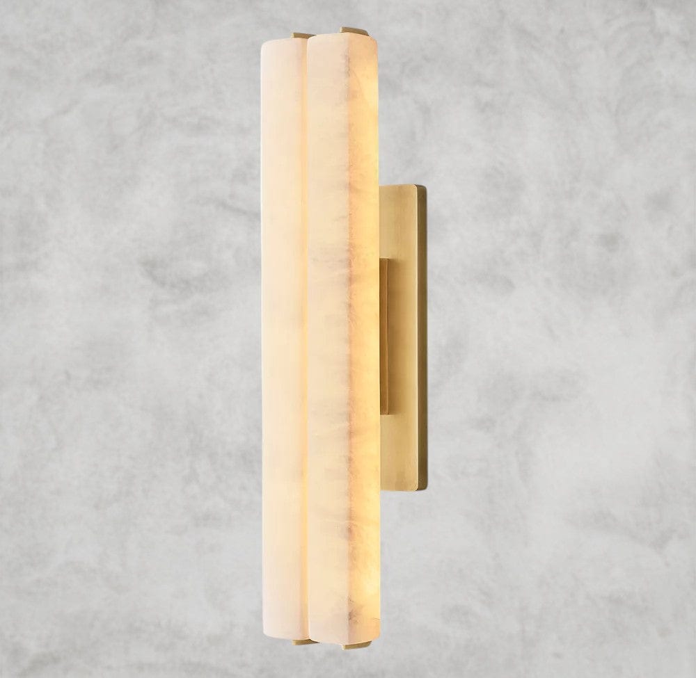 Audaben Alabaster Double Sconce - Cyran Lamps
