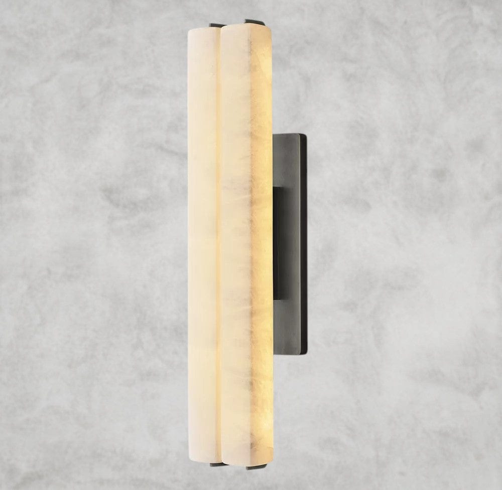 Audaben Alabaster Double Sconce - Cyran Lamps