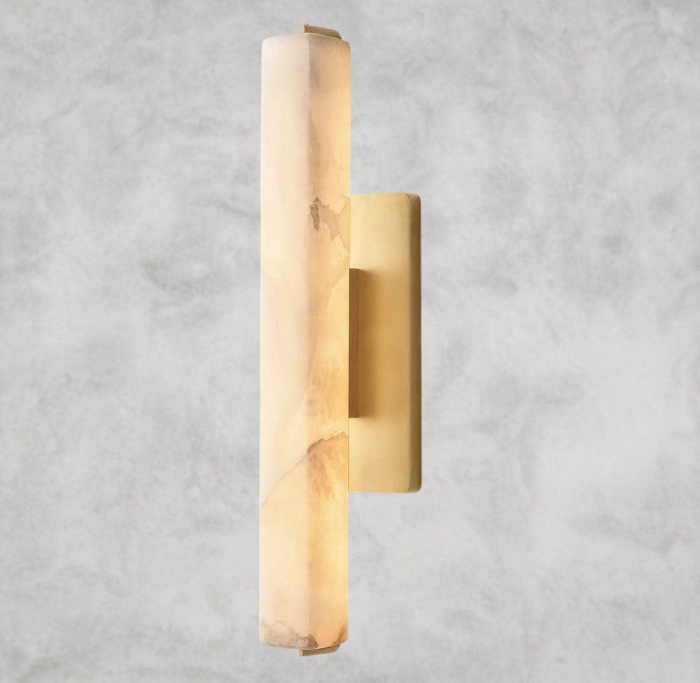 Audaben Alabaster Single Sconce - Cyran Lamps