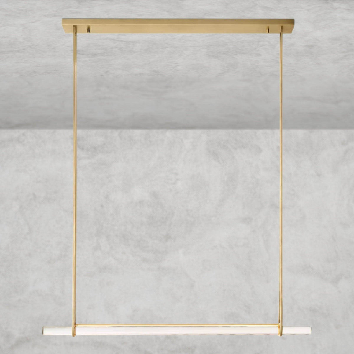Audaben Crystal Linear Single Bar Chandelier - Cyran Lamps