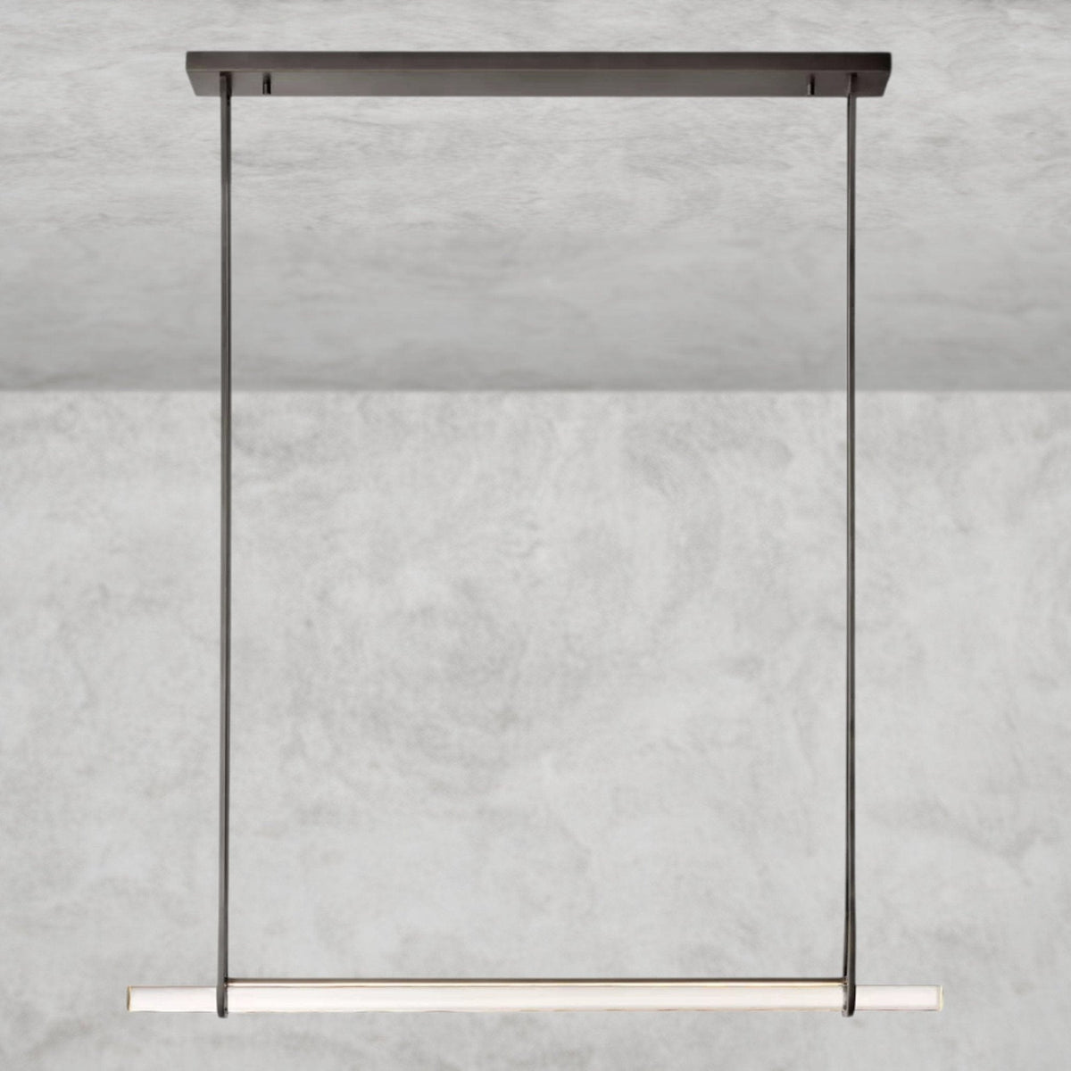 Audaben Crystal Linear Single Bar Chandelier - Cyran Lamps